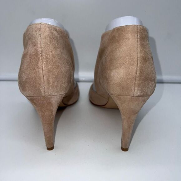 Free People Beige Suede Ankle Strap Heels - Picture 9 of 13